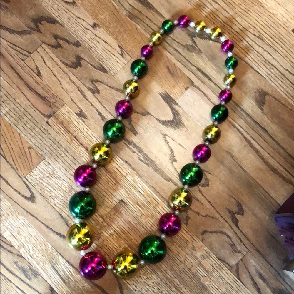 Giant Mardi Gras necklace